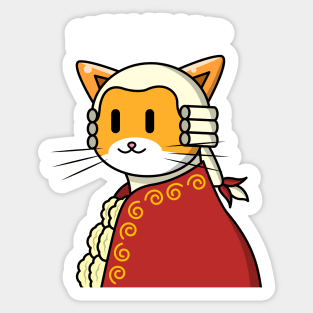 Cute Cat Kawaii Meowzart - Gift Idea Sticker